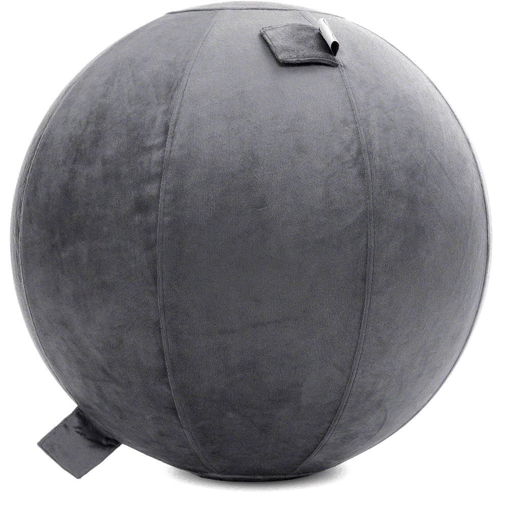 360 - YOGA-75-PBALL-Dgrey-Elect - Husband Pillow