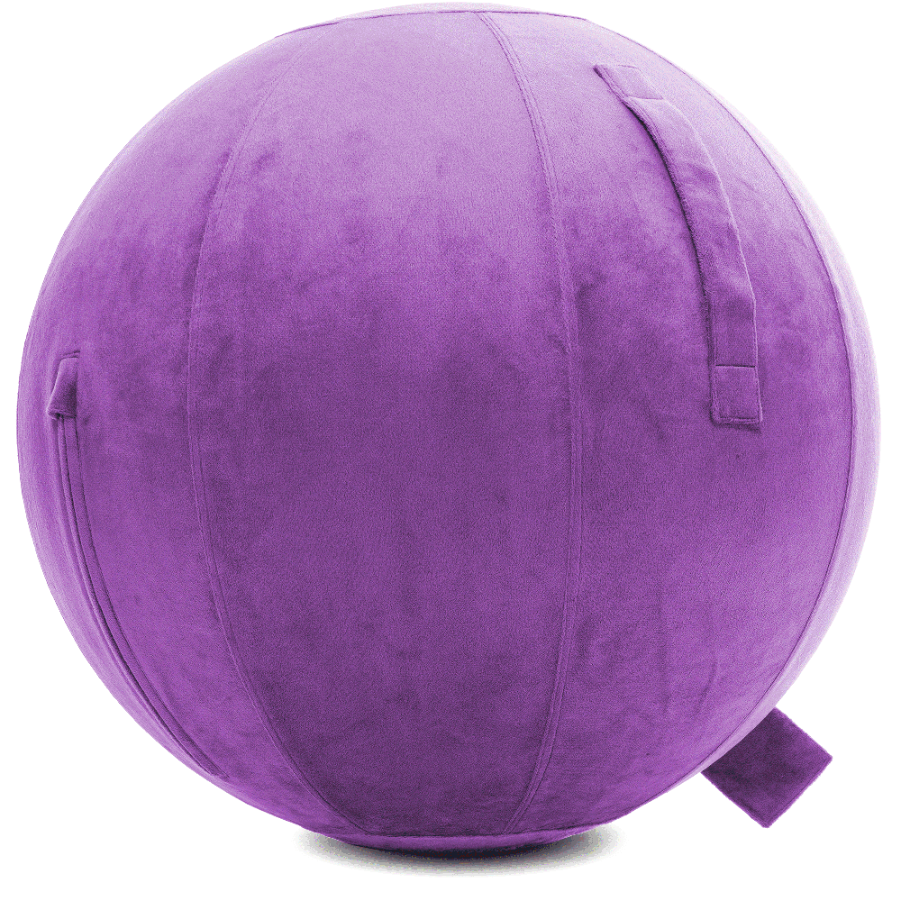 360 - YOGA-75-PBALL-Lt-Purple-Elect - Husband Pillow