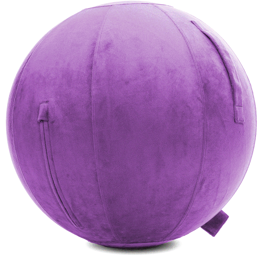 360 - YOGA-75-PBALL-Lt-Purple-Elect - Husband Pillow