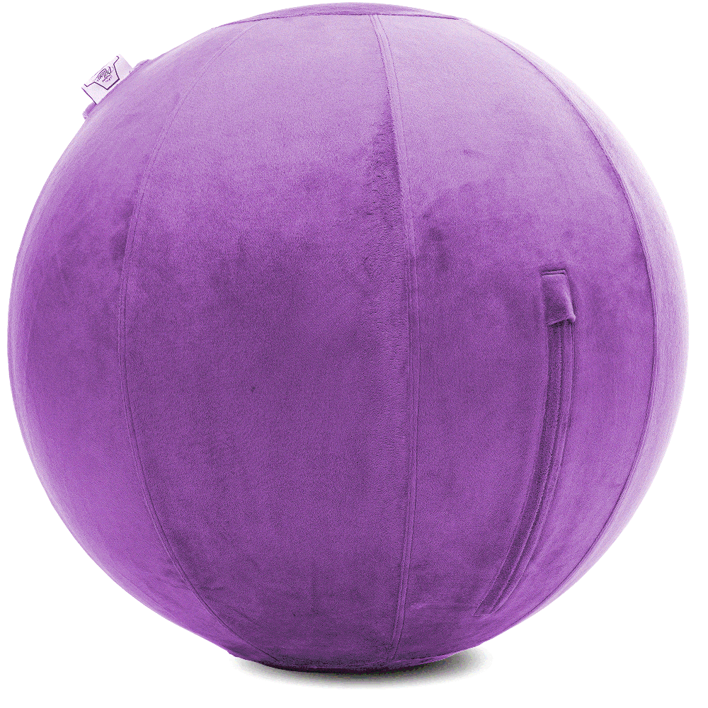 360 - YOGA-75-PBALL-Lt-Purple-Elect - Husband Pillow