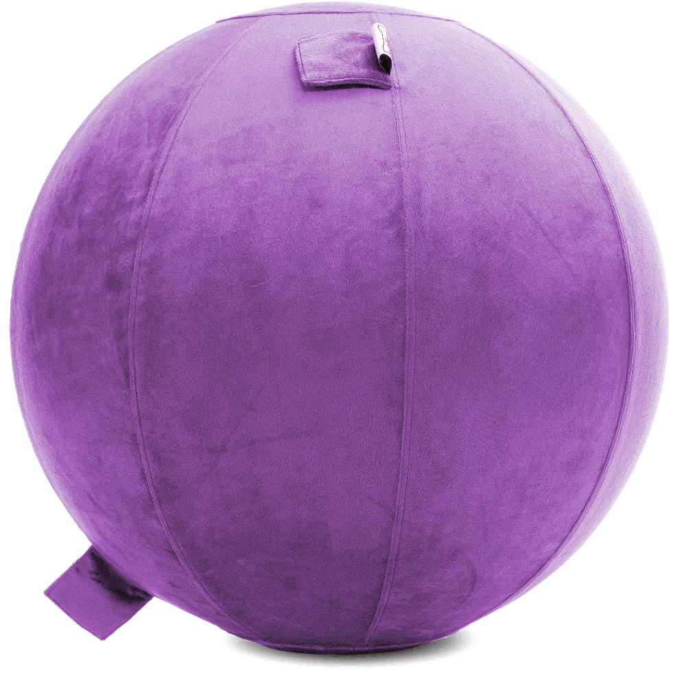 360 - YOGA-75-PBALL-Lt-Purple-Elect - Husband Pillow