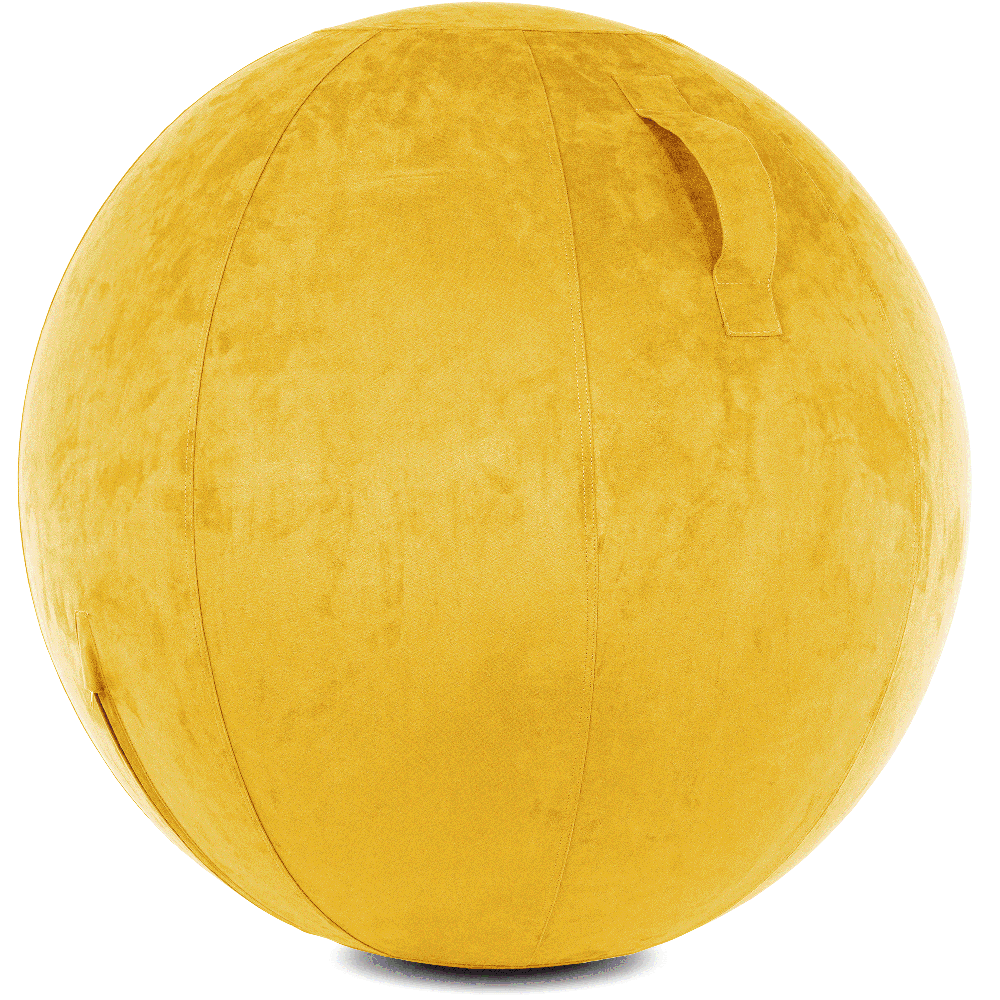 360 - YOGA-85-COWBALL-BYellow-Manual - Husband Pillow