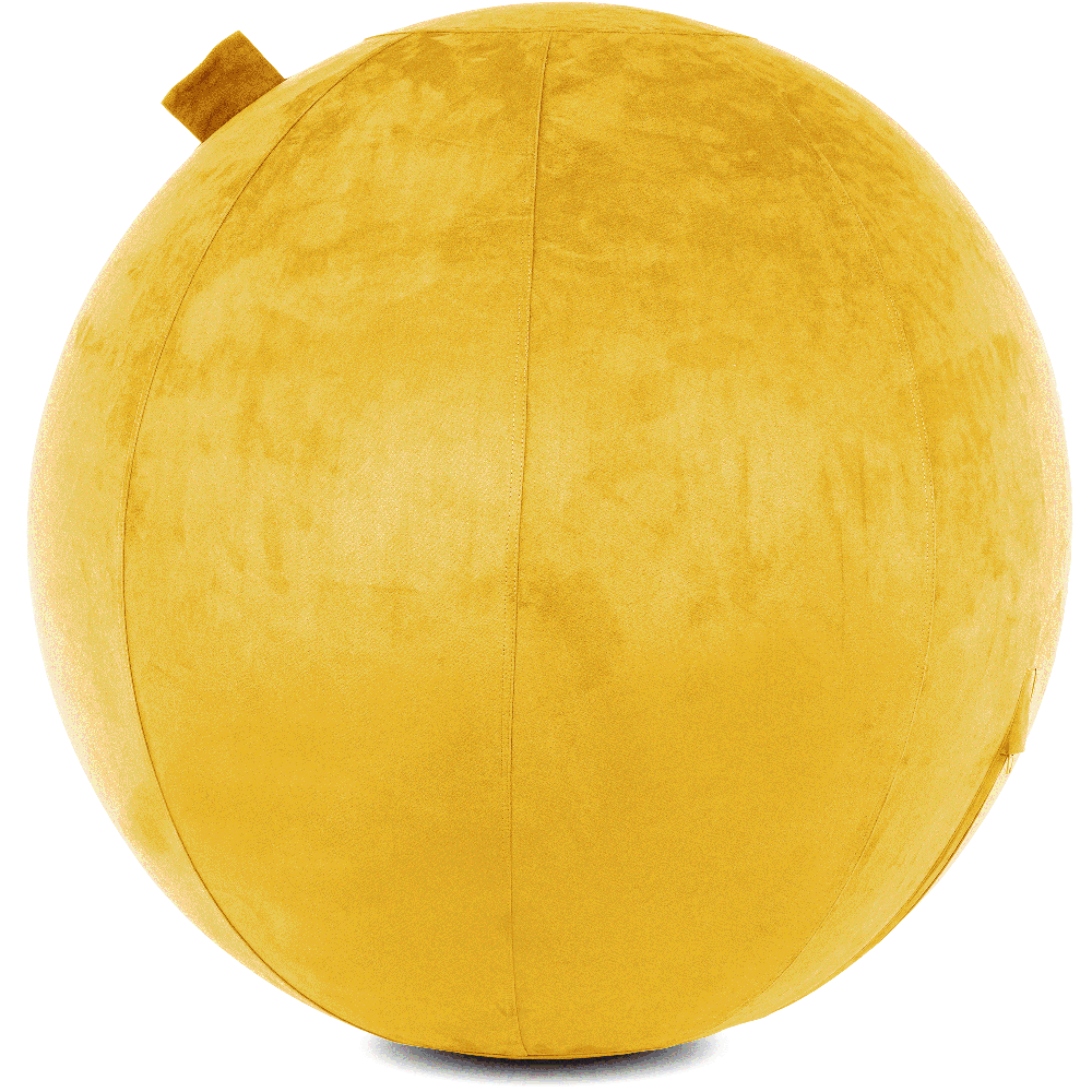 360 - YOGA-85-COWBALL-BYellow-Manual - Husband Pillow