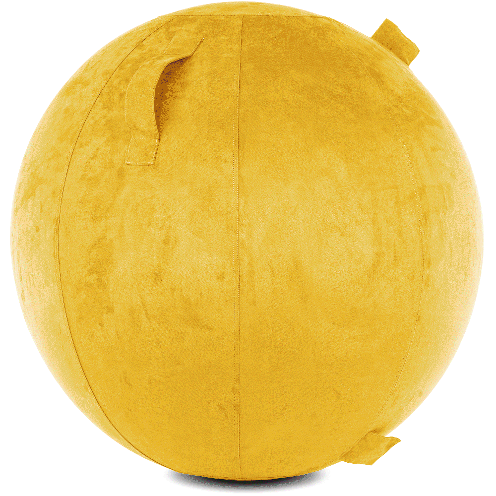 360 - YOGA-85-COWBALL-BYellow-Manual - Husband Pillow