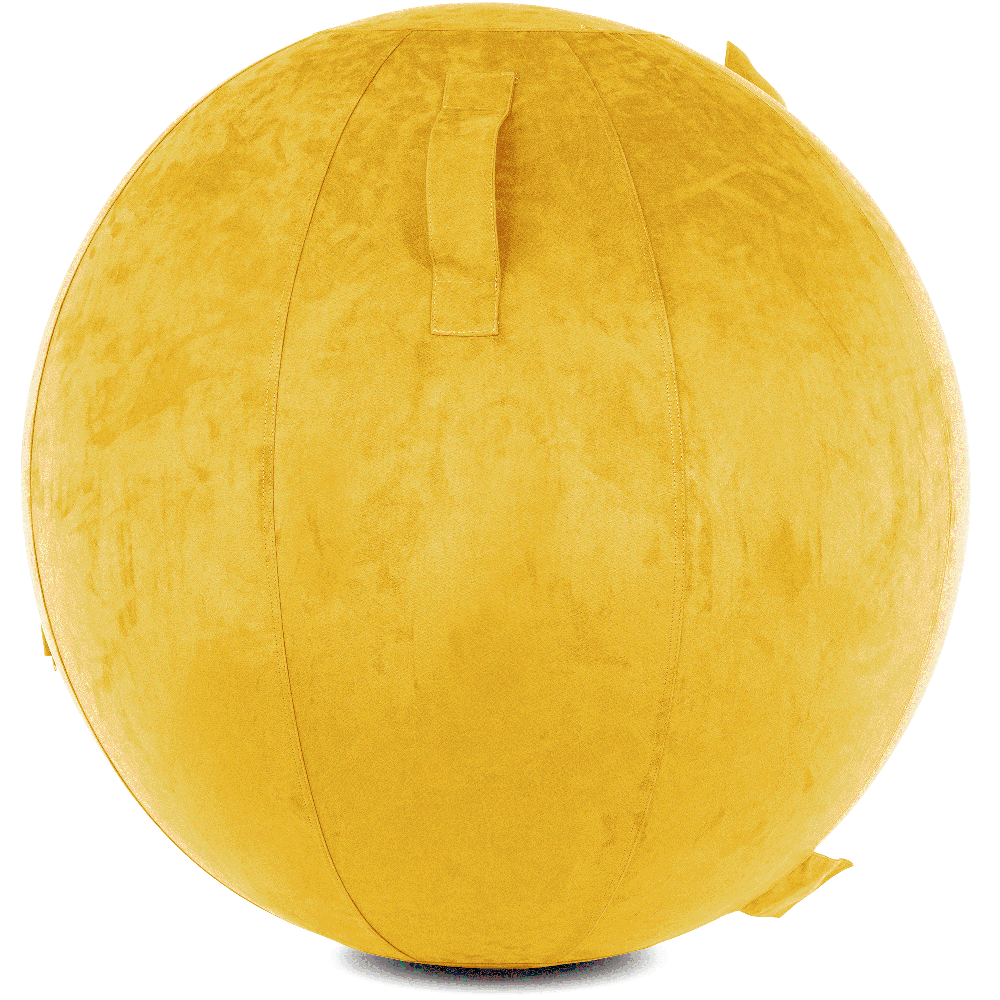 360 - YOGA-85-COWBALL-BYellow-Manual - Husband Pillow