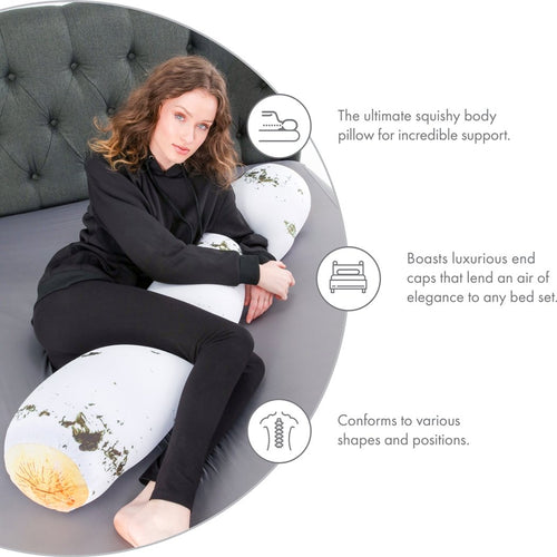 Microbead Body Pillow Body Alignment for Maternity Pregnant Women