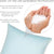 Sweat Baby Blue Throw Pillow -Microbead